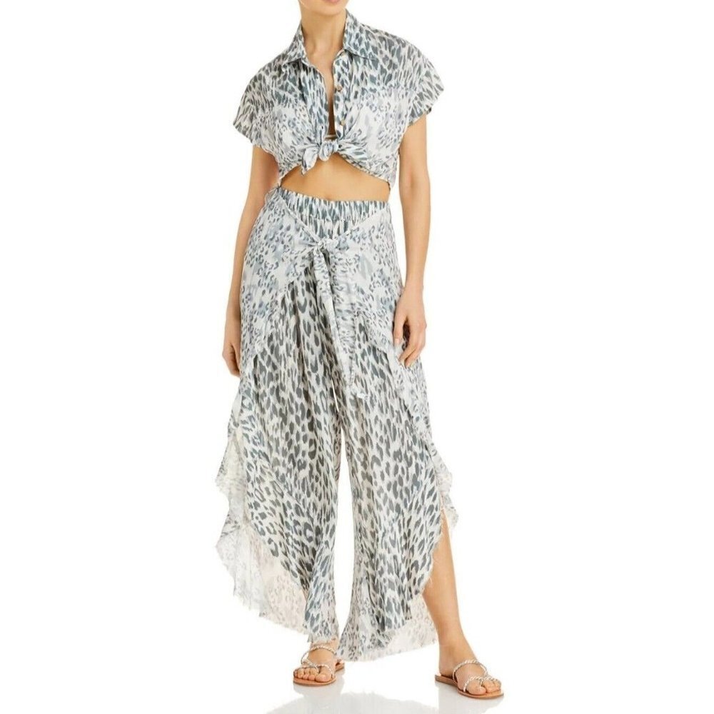 SURF Gypsy Women's Printed Cover-Up Swim Pants. Size Medium. NWT $80